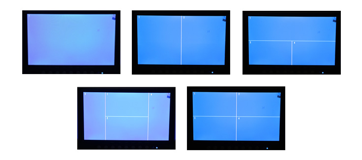 caméra de recul mode multivision