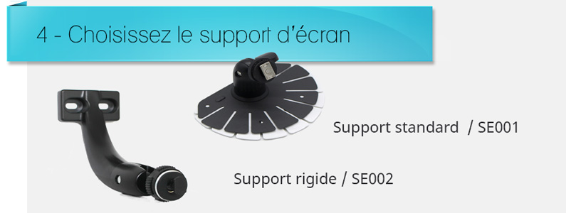 camera de recul sur mesure choix du support