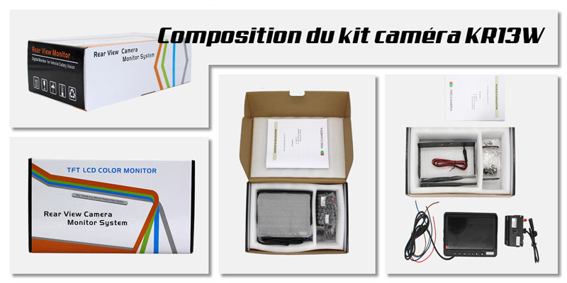 composition kit camera de recul sans fil KR13W