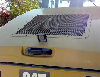 camera de recul sur chargeur caterpilar