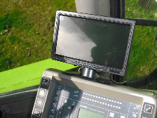 ecran de kit camera dans cabine de lexion