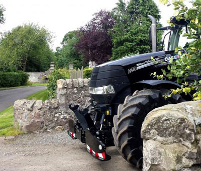 tracteur avec camera avant